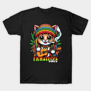 Cute Rasta Cat T-Shirt